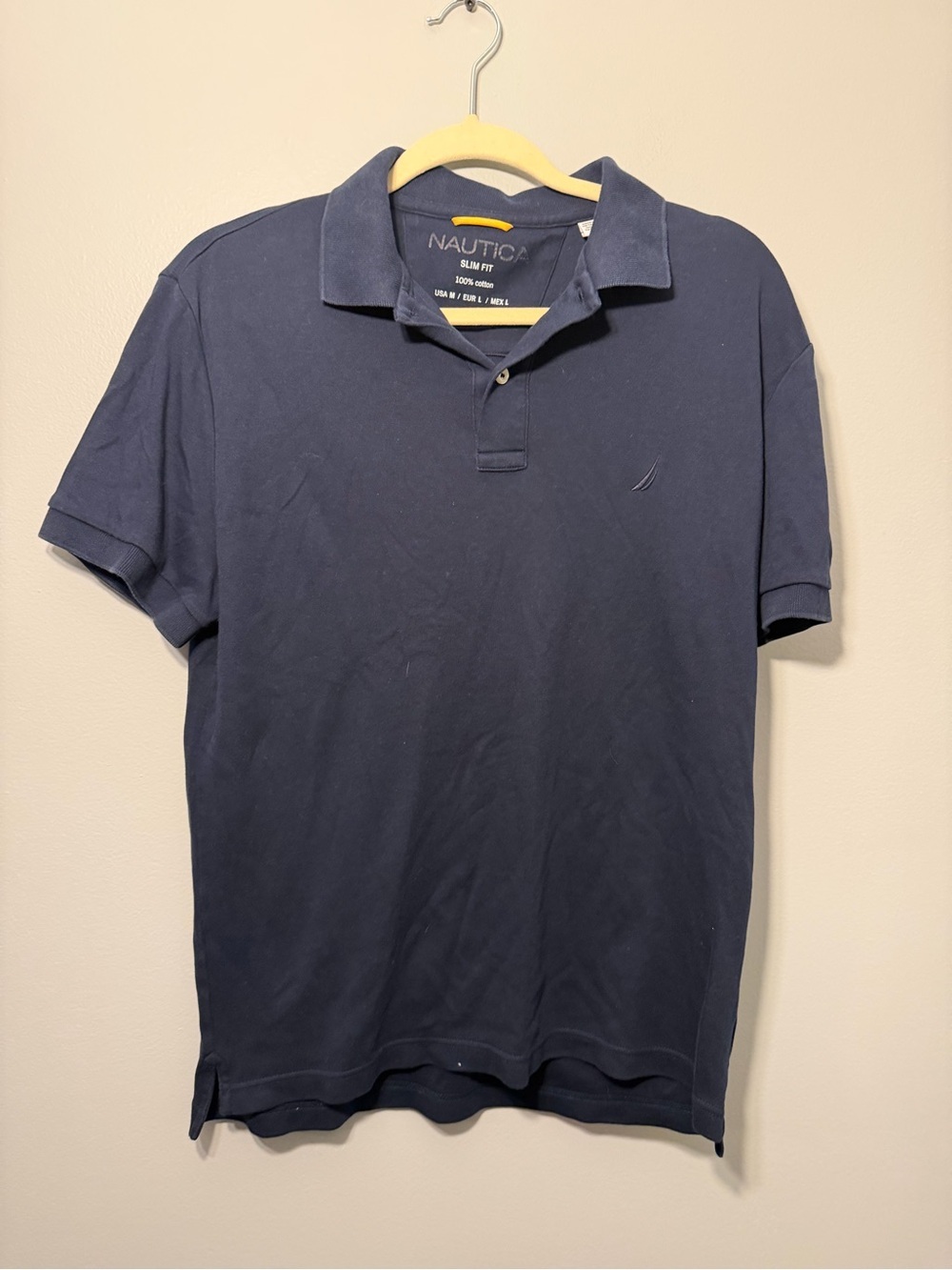 Nautica Men's Navy Slim Fit Polo